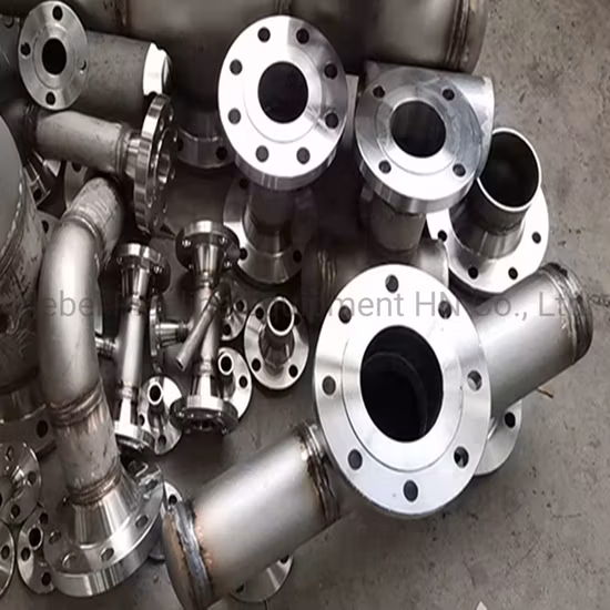 Служба производства катушек для труб из нержавеющей стали Колено, сварное с фланцем